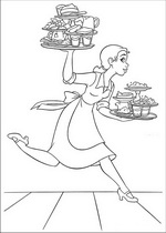 coloring page Princess and the Frog